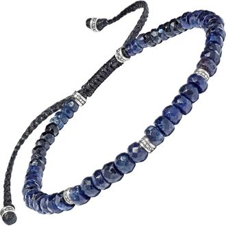 Jan Leslie Faceted Mixed Colored Fluorite Pull Bracelet in Sapphire at Nordstrom