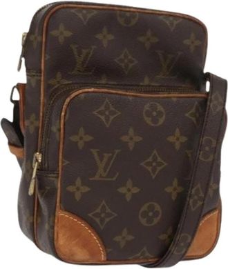 Louis Vuitton Pre-owned Vintage Cross Body Bag - Dames - Vintage Schoudertas - Bruin - ONE Size - Vintage