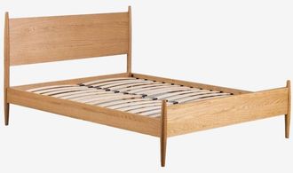 Sklum Cama En Madera Indira Sklum 160 X 200 Cm