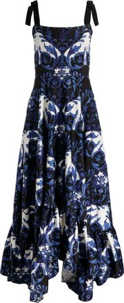 Alice & Olivia Abito lungo Rosalee - Blu