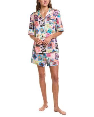 Karen Mabon 2pc Short Sleeve Pajama Set