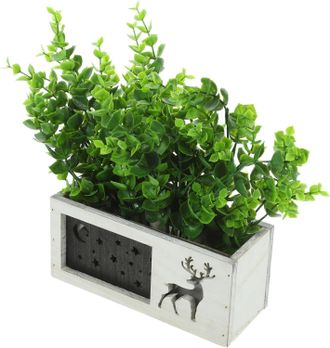 OEM Conjunto De Flores Artificiales, Plantas Artificiales, Macetas, Club, Oficina, Jarrones, Decoraciones, Flores Artificiales, Madera