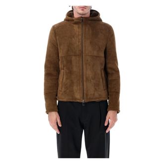 S.W.O.R.D 6.6.44 Ecoshearling Hoodie Jkt - - Jackets - Uomo - Marrone - XL