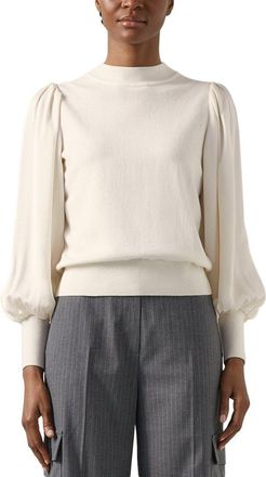 L.k. Bennett LK Bennett Erica Wool-Blend Knitted Top