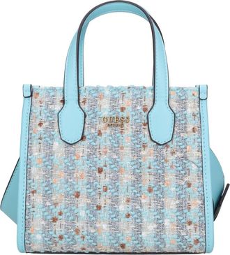 Guess Stof en imitatielederen tas - Dames - Shoppers - Groen - ONE Size - Leer - Tassen