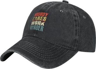 Generic Hat Nobody Cares Work Harder Baseball Cap Casual Cap Comfortable Peak Cap for Sports Outdoor Running