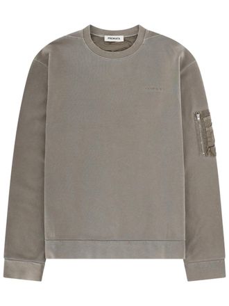Premiata Cotton Ribbed Crewneck Sweatshirt