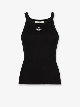 Fendi Top in cotone a costine - FENDI - gender_Woman
