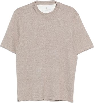 Brunello Cucinelli T-shirt girocollo - Marrone