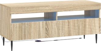 vidaXL Mueble De Tv Led Roble Sonoma Madera De Ingenier&iacute;a Vidaxl