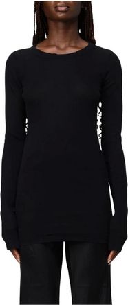 Rick Owens Tops, Dames, Zwart, M, T-Shirts