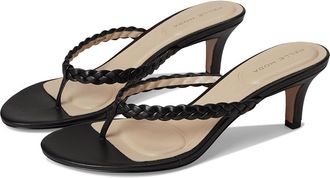 Pelle Moda Earlen Thong Womens Wedge Shoes Black : 9.5 M