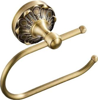 OEM Portarrollos De Papel Higi&eacute;nico De Pared En Lat&oacute;n Envejecido Para Ba&ntilde;o O Cocina, Dise&ntilde;o Vintage (bronce Cepillado) 18,5 Cm