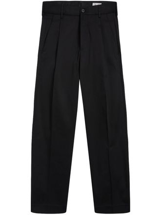 Pence Black Alain Tailored Straight Leg Trousers