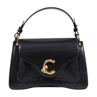 Coccinelle C-Me Calf Cocker Small - Dames - Handtassen - Zwart - ONE Size - Leer - Tassen
