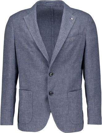 Lubiam 65167 2887 - Heren - Blazers - Blauw - 3XL - Leer - Jassen