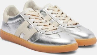 Hogan Cool metallic leather sneakers
