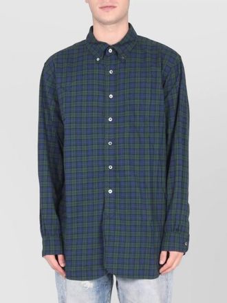 Engineered Garments oversized cotton shirt
