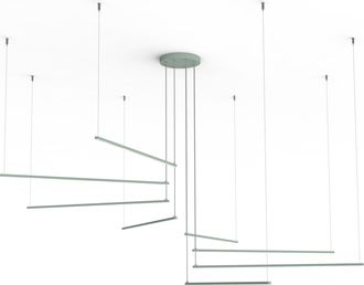 Lumicom Radius Lampara De Techo 8x Monocolor Mate