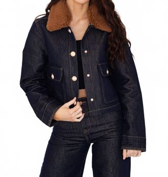 Blank NYC Cropped Denim Jacket In Clout Chaser