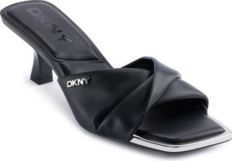 DKNY Jolaine Twist Sandal in Black at Nordstrom Rack, Size 6.5