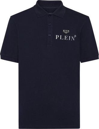 Philipp Plein Polo Shirt SS Iconic Plein - Heren - Polos - Blauw - XS - Katoen - Tops