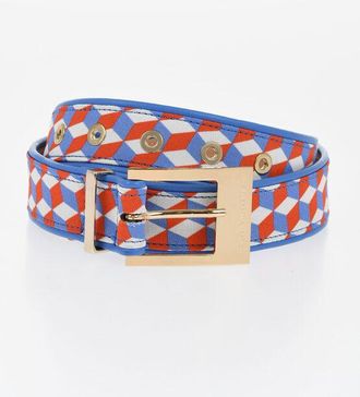 Elisabetta Franchi Geomtric-patterned Belt size 40