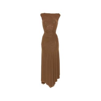 Staud Amaris Dress - - Dresses - Donna - Marrone - M