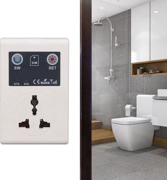 Infinite Enchufe Inteligente Gsm De 10 A Con Control Telef&oacute;nico: Control Mediante Llamada Y Sms Posible. Abs. Controla Hasta 5 N&uacute;meros. Para Calefacci&oacute;n, Motor