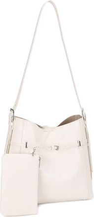 Mali + Lili Amy Vegan Leather Bucket Bag in Off White at Nordstrom Rack