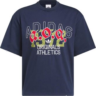 adidas AOA Graphic T-Shirt Asia Sizing Night Indigo KT7863