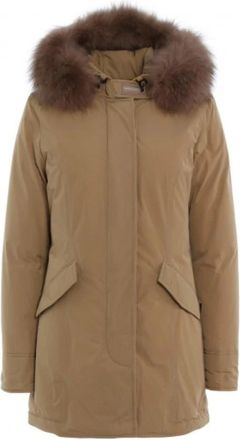 Woolrich Arctic Parka met Teflon Finish - Dames - Jassen - Bruin - L - Katoen - Jassen