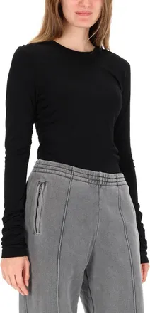 Our Legacy Wool Blend Long Sleeve T-Shirt - Black