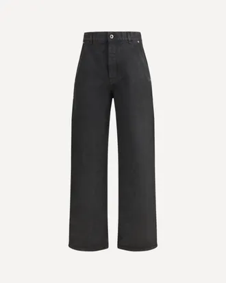 Loewe Baggy Jeans with a decorative single belt detail Male 48