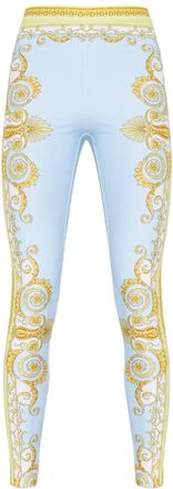 Versace Baroque-Print Leggings Clothing