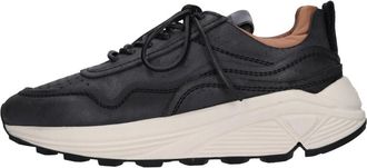 Buttero Leren Sneakers - Dames - Sneakers - Zwart - 37 EU - Leer - Schoenen