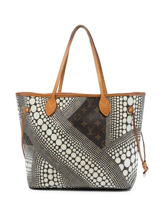 Louis Vuitton 2012 Yayoi Kusama Monogram Neverfull MM tote bag - Marrone
