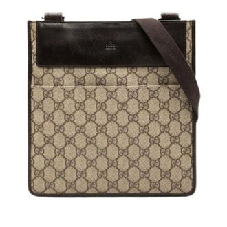 Gucci Pre-owned Cross Body Bags, female, Beige, Size: ONE SIZE Pre-owned Canvas Crossbody Bag