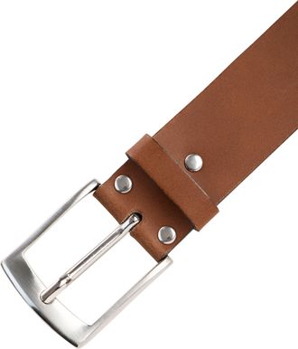 H.I.S Lederg&uuml;rtel H.I.S, Herren, Gr. 11,5, cognac, Leder, unifarben, Basic, G&uuml;rtel Lederg&uuml;rtel, im zeitlos edlem Look - NEU bis Gr. 145 verf&uuml;gbar