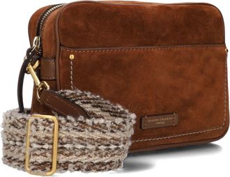 Gianni Chiarini Tassen, Dames, Bruin, ONE Size, Wol, Nina Schoudertas voor Stijlvolle Vrouwen