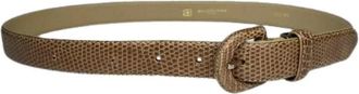 Balenciaga Pre-owned Leren Riem - unisex - Vintage Accessoires - Bruin - ONE Size - Leer - Vintage