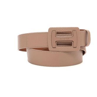 Hogan Leren Riem - Dames - Riemen - Roze - 90 CM - Leer - Accessoires