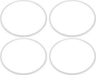 OEM Protectores De Ruedas Autoadhesivos Blancos De Abs De 16 Pulgadas, Paquete De 4 Unidades