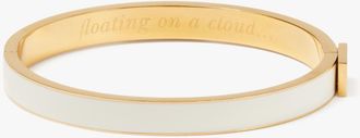 Kate Spade New York Womens Floating On A Cloud Bangle - White - One Size