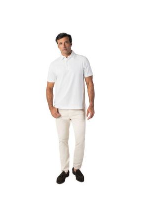 Robert Talbott Walker Short Sleeve Polo in White at Nordstrom, Size Xx-Large