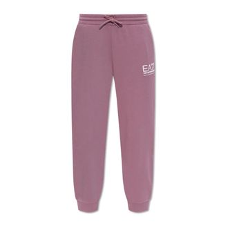 Emporio Armani Emporio Armani Ea7, Dames, Broeken, Paars, Maat: M Katoen