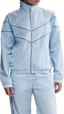 Nike Windrunner Water Repellent Jacket in Blue Tint/Smokey Blue/White at Nordstrom, Size X-Large