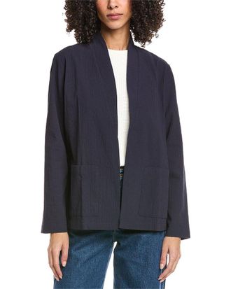 Eileen Fisher Eileen Fisher High Collar Jacket