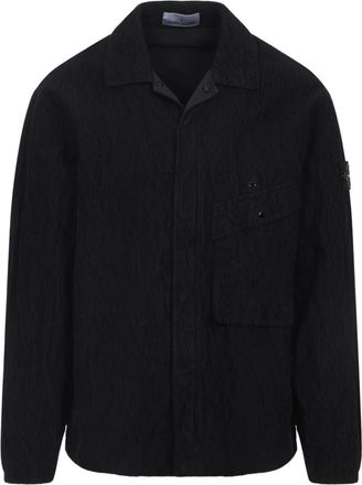 Stone Island Camicia a coste - Nero