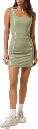 Travis Mathew Moveknit Sleeveless Dress in Oil Green at Nordstrom, Size Xx-Large